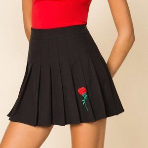 REVOLVE Rebecka Pleated Mini Skirt